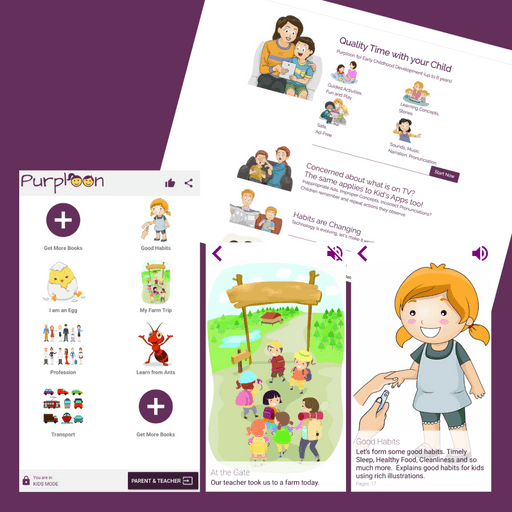 Digital story books for children